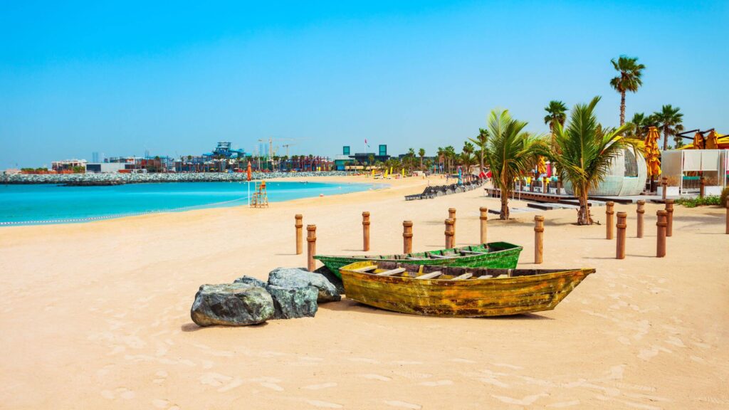 Relaxing on Dubai's Beaches