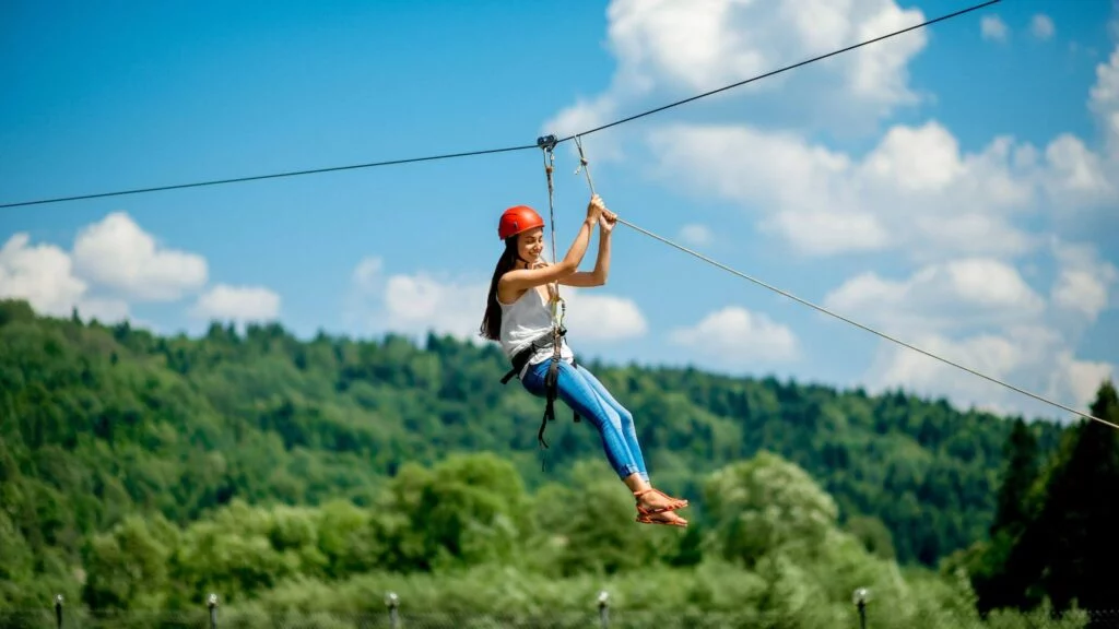 Enjoy Ziplining Activity