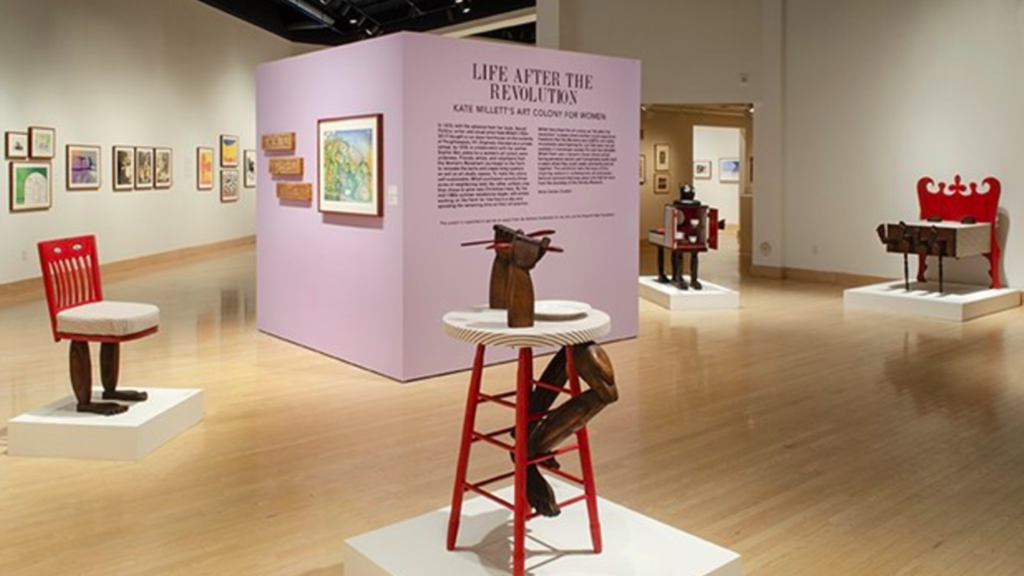 Inside View of Samuel Dorsky Museum of Art at New Paltz
