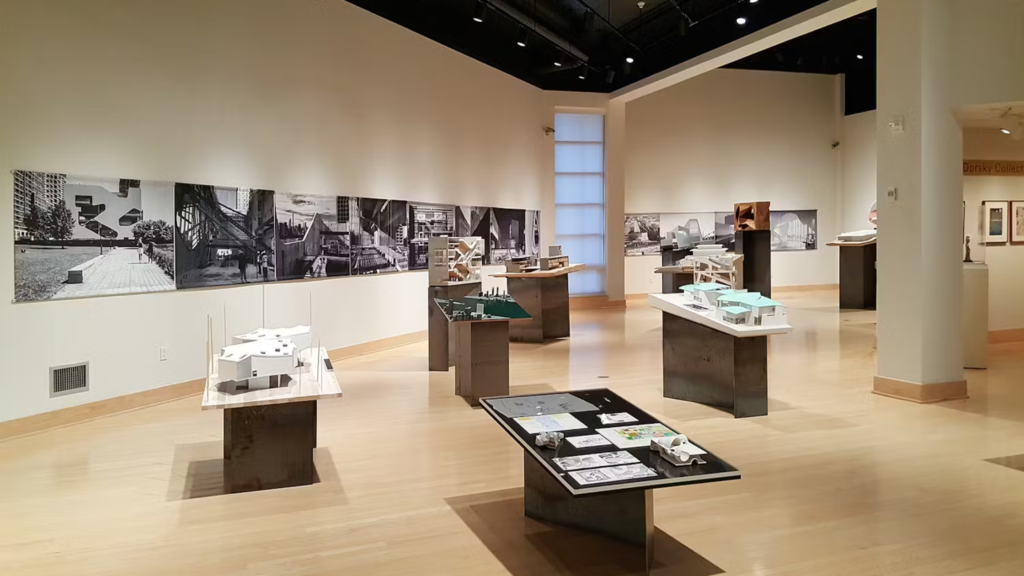  Inside View of Samuel Dorsky Museum of Art at New Paltz