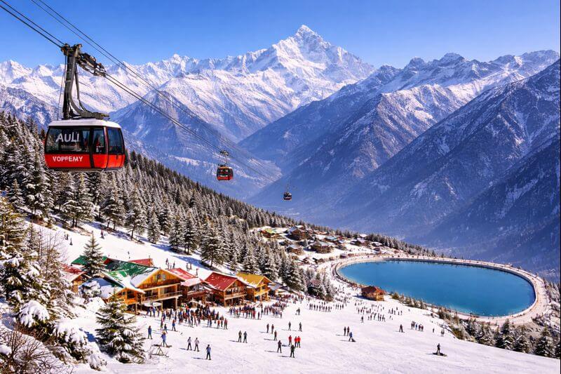Auli – A Complete Travel Guide to the Skiing Paradise of Uttarakhand